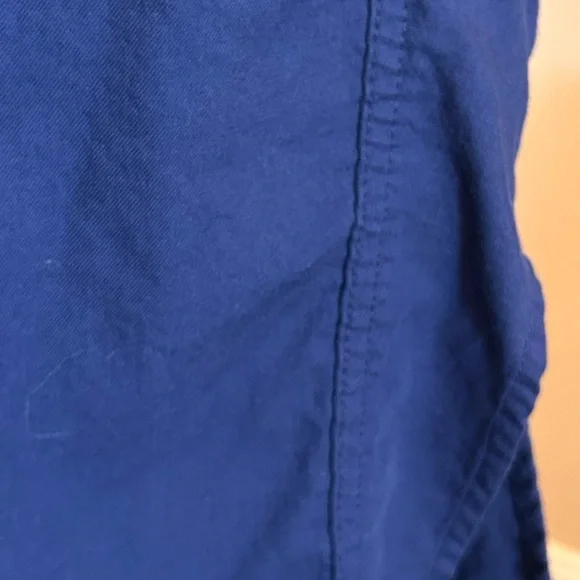 Universal Thread Long Sleeve Button-Front Shirt Dress in Blue - Picture 3 of 7